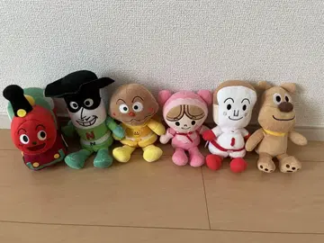 호빵맨 친구들 봉제 인형 세트