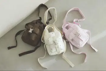 카미사키 메구미 * 레스포 퍼프 미니 백 브라운