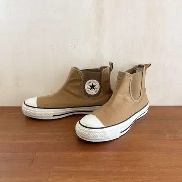 새상품급 컨버스 올스타 사이드 고어 22.5cm 라이트 브라운