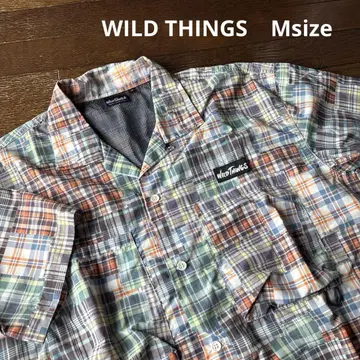 WILD THINGS 반팔 셔츠 M 사이즈 멀티 컬러