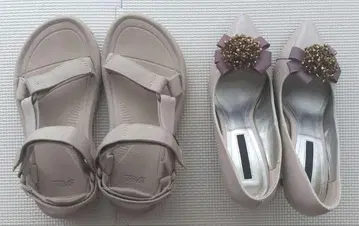 Teva/테바 샌들 & UNTITLED/언타이틀 펌프스 23cm