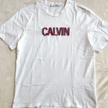캘빈클라인 로고 티셔츠 화이트 Calvin Klein XL
