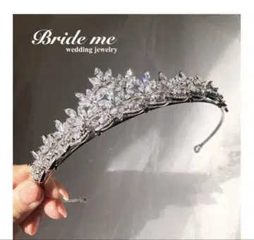 Bride me 큐빅 지르코니아 티아라 ZT-05