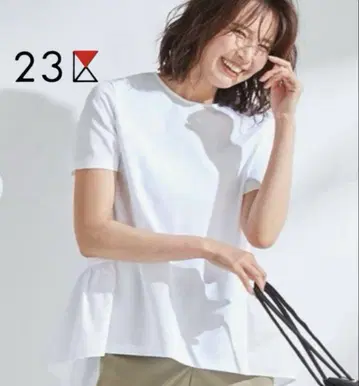 컴팩트한 분또 페플럼 티셔츠 화이트 사이즈 44