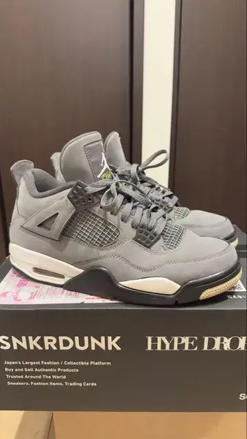 Air Jordan 4 쿨 그레이 스니커즈