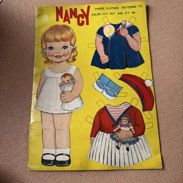 NANCY 페이퍼 인형 의상 패턴