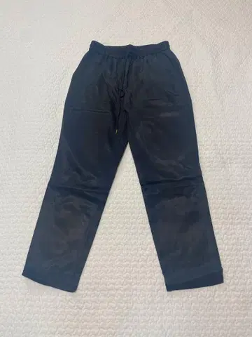 블랙 이지 팬츠 사이드 포켓 부착