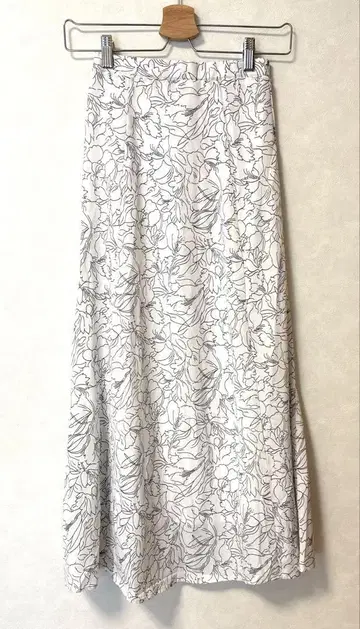 ORL 꽃무늬 롱 스커트