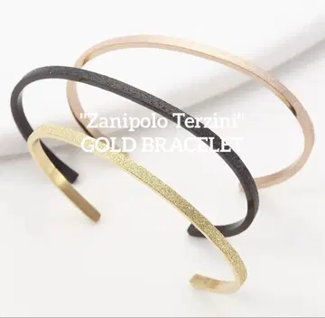 "Zanipolo Terzini" 미사용품 골드 팔찌 뱅글