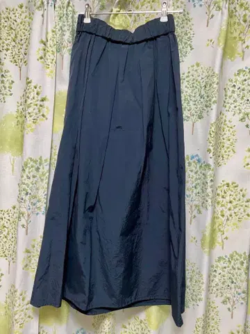 IENA IENA 롱 스커트 개더 네이비 36 S 사이즈 허리