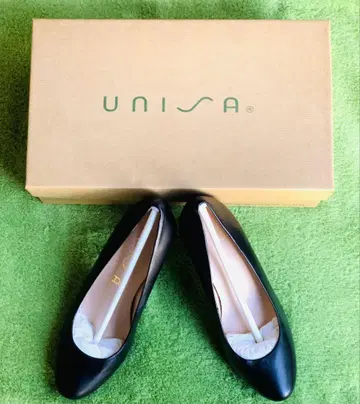UNISA 블랙 하이힐 36