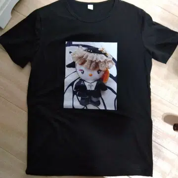 yoshikitty 오리지널 프린트 블랙 티셔츠 M