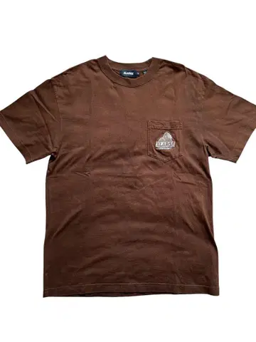XLARGE 브라운 티셔츠 M 사이즈