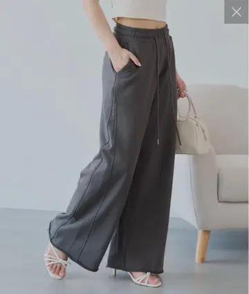 새상품 Chico 루즈 와이드 스웨트 팬츠