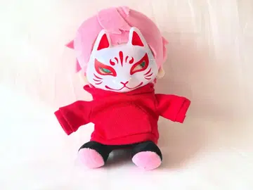 봉제 인형 의류 STPR 사이즈 후드티 핑크 14cm 핸드메이드(빨간색)