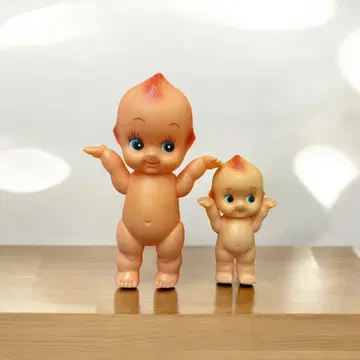 큐피 인형 대소 2개