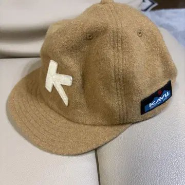 KAVU 베이지 울 캡
