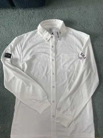 새상품 NEW ERA COOLERA L 사이즈 화이트 셔츠