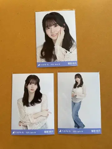노기자카46 브로마이드 메쉬 니트 스가하라 사츠키 컴프