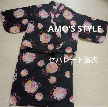 AMO'S STYLE 꽃무늬 유카타 드레스