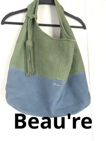 Beaute 프린지 숄더백 토트백 뷰레 천연 가죽