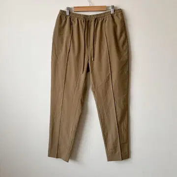 엠비 익스클루시브 이지 팬츠 L 사이즈 베이지 허리밴딩
