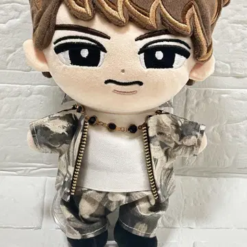 2개 세트 자켓 바지 BIG 인형 의류 SnowMan 베이지