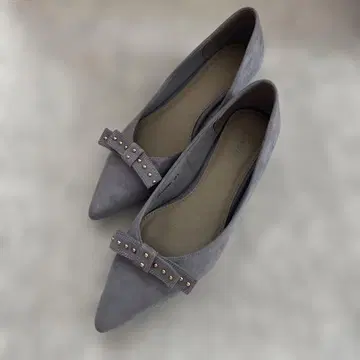 RANDA 블루 그레이 펌프스 24.5cm 2way