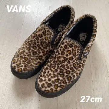 반스 레오파드 무늬 슬립온 레오파드 27cm