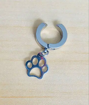 실버 고양이 발톱 이어 커프 (한쪽 귀용)