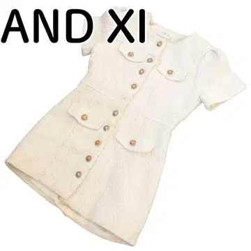 And xi 여성용 화이트 코트 원피스풍 SA-24