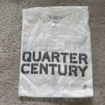 QUARTER CENTURY 티셔츠 M 화이트
