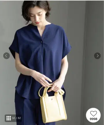 스트레치 스키퍼 블라우스/셋업 가능 [세탁기 사용 가능/주름 방지]