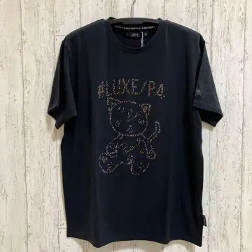 LUXE/R 스컬 CAT 큐빅 티셔츠