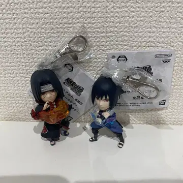NARUTO-나루토- 돌풍전 피규어 키링 2개 세트
