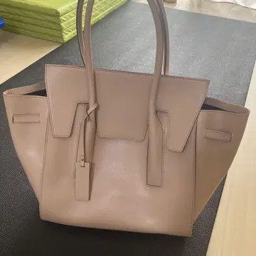 HALEINE 사피아노 토트백 베이지 핑크