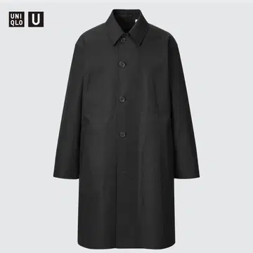 유니클로 U 스텐카라 코트 블랙 XL