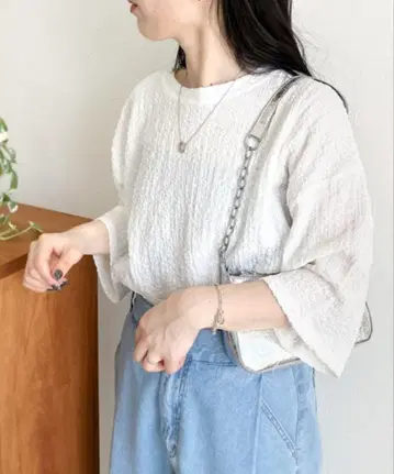 reca 반팔 풀오버 화이트, 민트 2장 세트