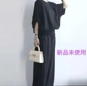 블랙 루즈핏 셋업