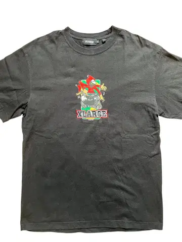 XLARGE 그래픽 프린트 티셔츠 블랙