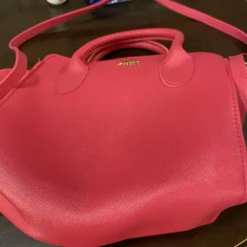 핑크 숄더백 지퍼