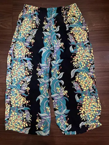 SUN SURF 꽃무늬 가우초 팬츠