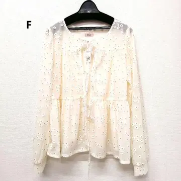 flower 미사용 새상품 블라썸 튤 블라우스 184