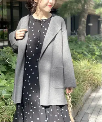 Spick&Span 노카라 리버 코트