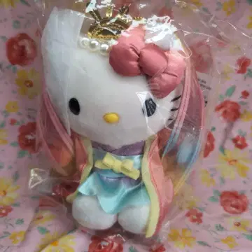 천녀 헬로키티 기모노풍 봉제 인형 약 18cm
