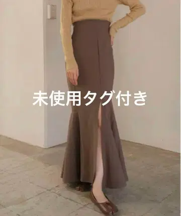 Eaphi 비대칭 벨트 머메이드 스커트 미사용