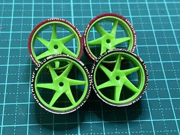 미니 사륜구동 페라 타이어 약 23.0mm 로우 프릭션 슈퍼 하드
