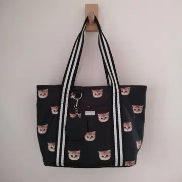 PAUL & JOE 고양이 얼굴 토트백