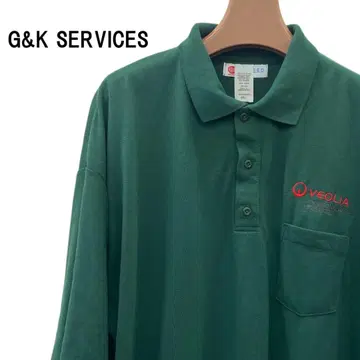 G&K SERVICES 반팔 피케 셔츠