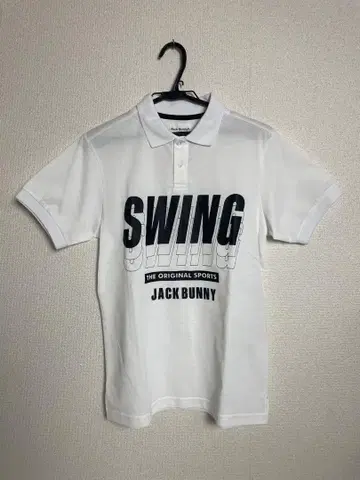 Jack Bunny SWING 피케 셔츠 사이즈 4 화이트